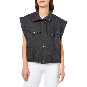 BOSS Hugo Boss Wool Blend Vest Taflong Jaflesti Navy NWT Women's US 4